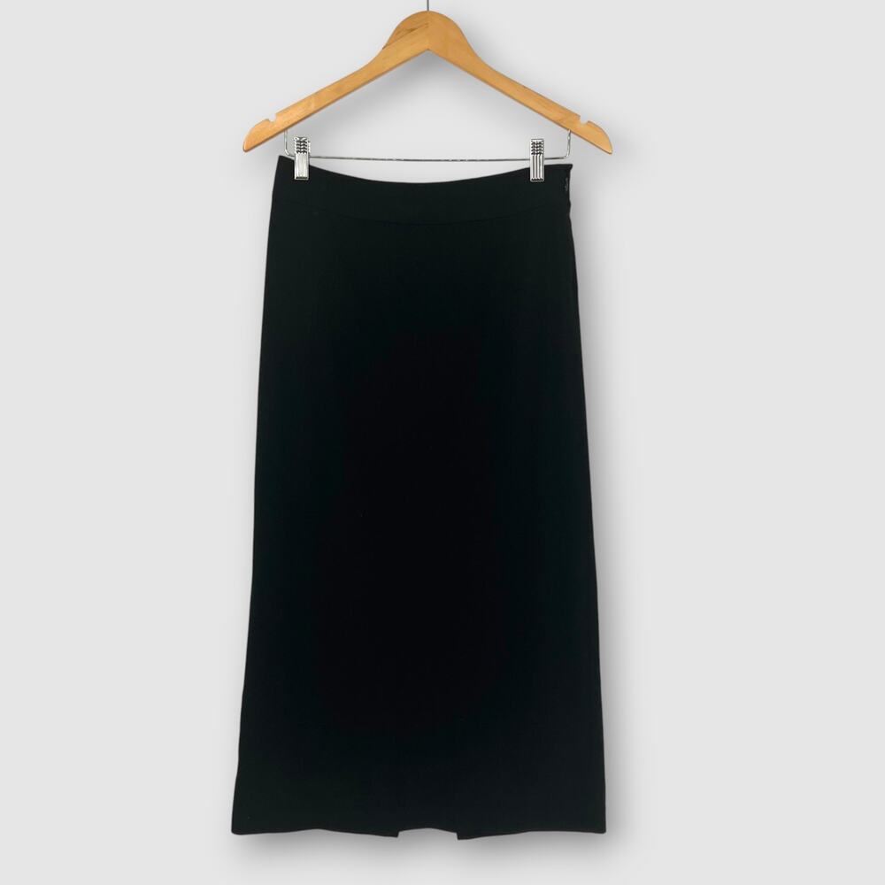 Y2k Vintage Old Navy Classic Black Midi Skirt Women’s Size 1